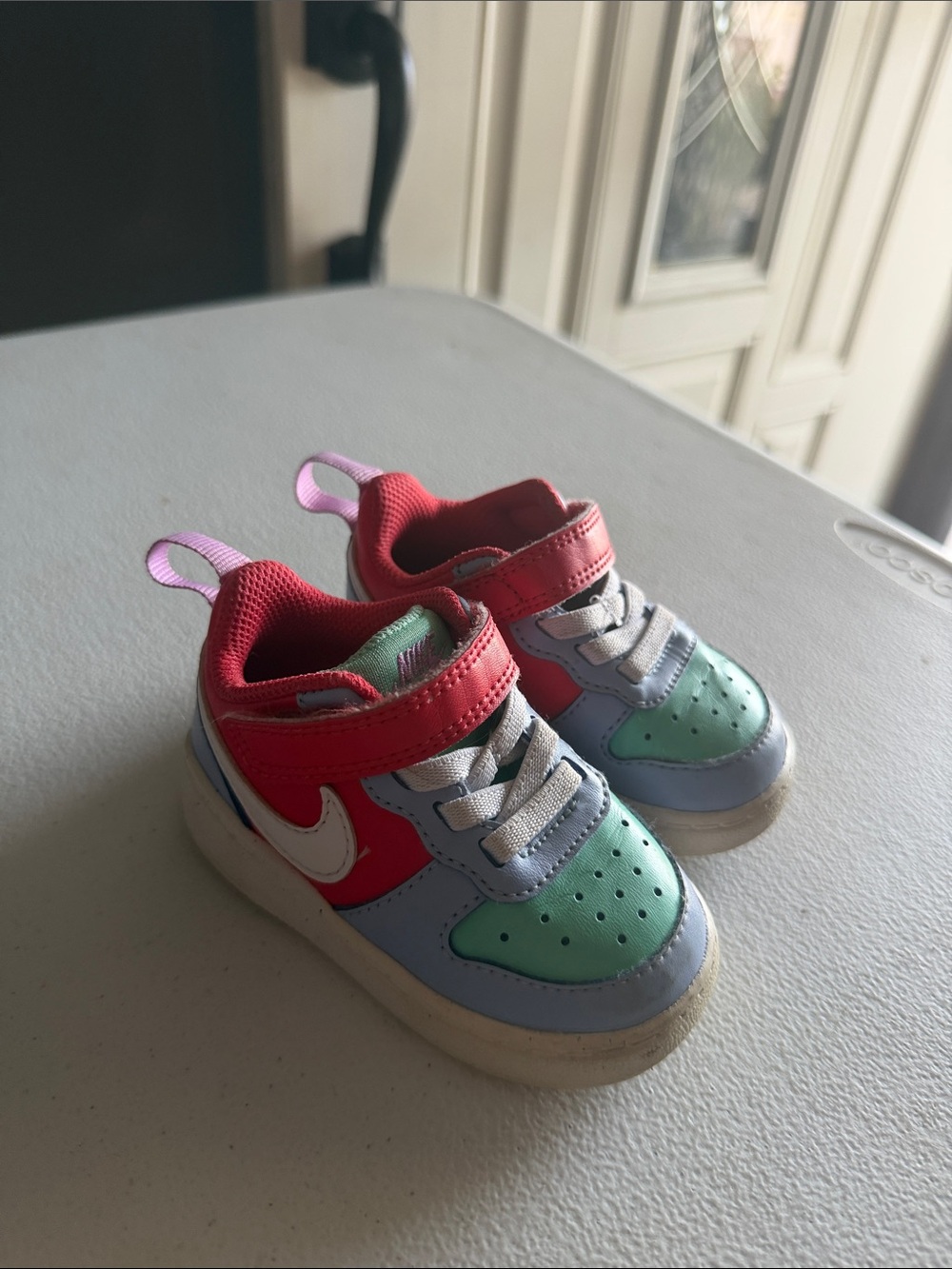 Nike Kids Colorblock Sneakers in Pink, Mint & Light Blue